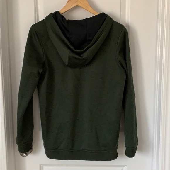 Under Armour Dark Green ColdGear hoodie - Picture 3 of 3